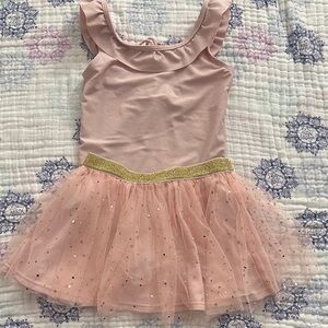 BMagical Pink and Gold Prettiest Swimsuit Set With Tutu Size 5/6